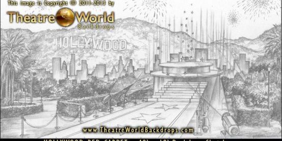 Hollywood-Red-Carpet-Backdrop-Sketch