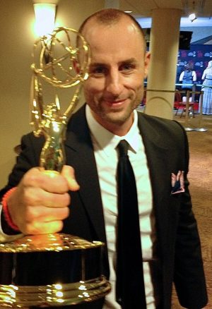 Matt Tognacci with Emmy