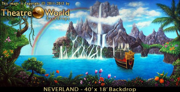 Neverland Scenic Backdrop