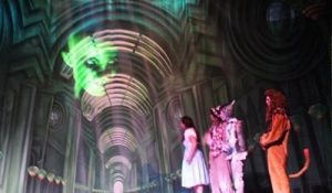 Emerald City Great Hall Professional Scenic Backdrop with Projected Wizard of Oz