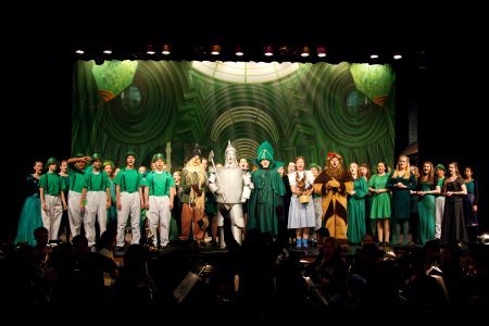 lincoln-high-school-emerald-city Young actors from Lincoln High SChool performing WIZARD OF OZ