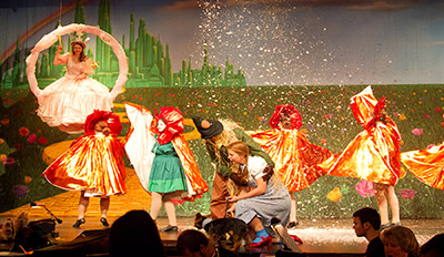 Lincoln High School's WIZARD OF OZ with TheatreWorld Professional Scenic Backdrop