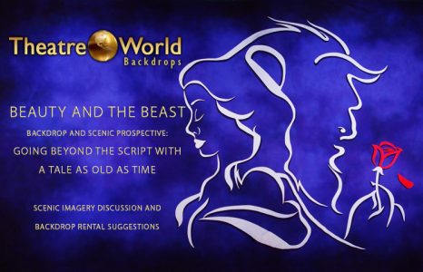 Beauty and the Beast Professional Scenic Backdrop