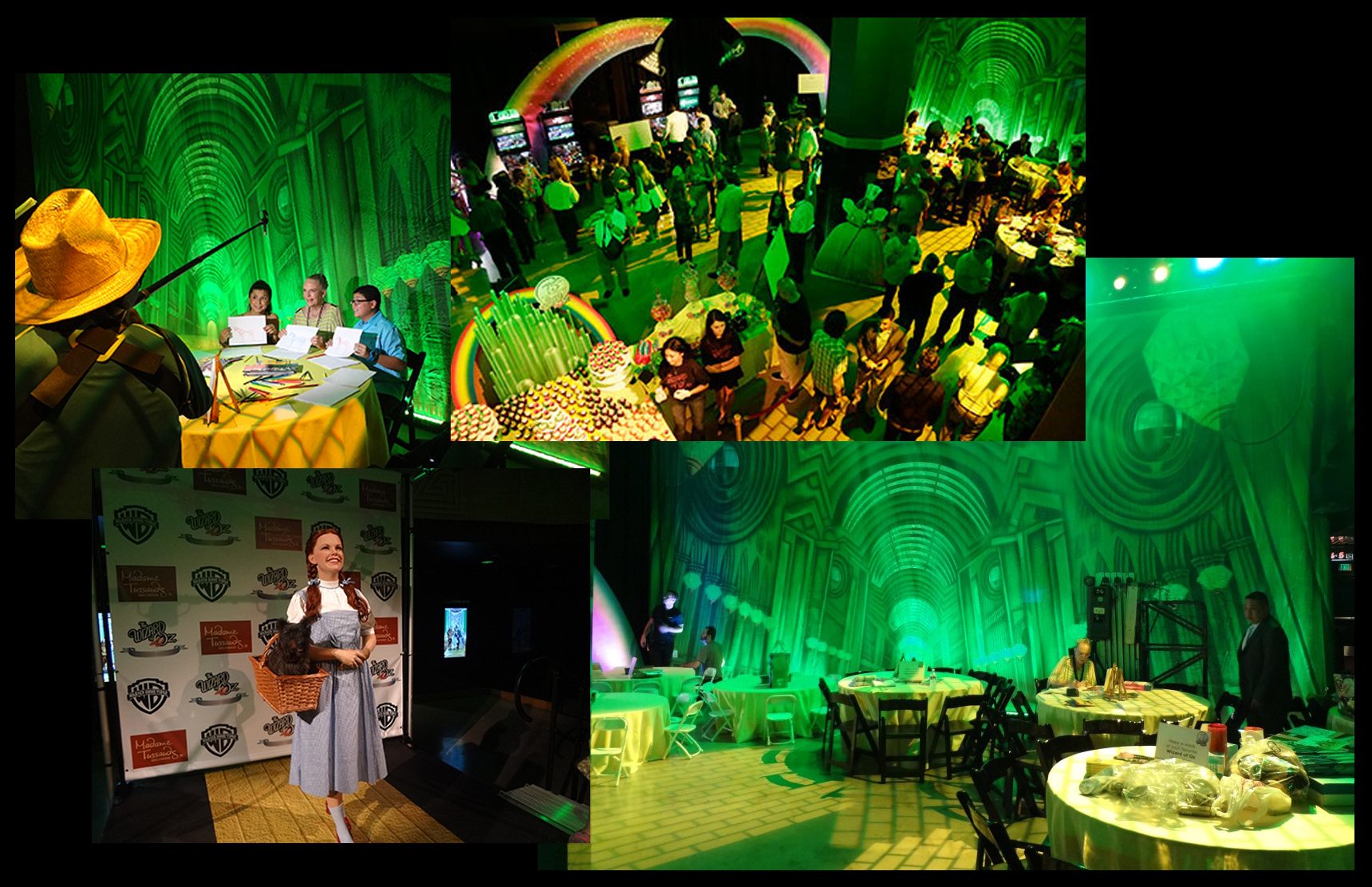 Professional Quality Wizard of OZ Backdrops Wizard of OZ Emerald City Backdrop