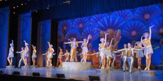 Professional Quality 42nd Street Backdrops 42nd Street - We're in the Money Scenic Backdrop