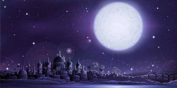 Aladdin Arabian City Professional Scenic Backdrop