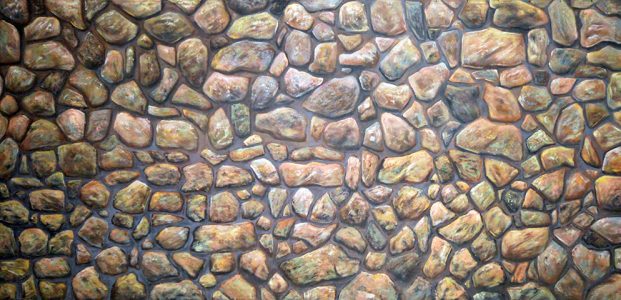 Aladdin Field Stone Wall Professional Scenic Backdrop