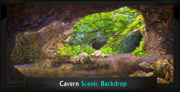 Cavern Professional Scenic Backdrop