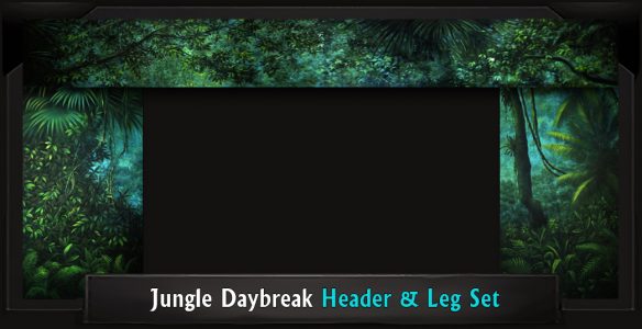 The Lion King Jungle Daybreak Professional Scenic Header and Leg Set