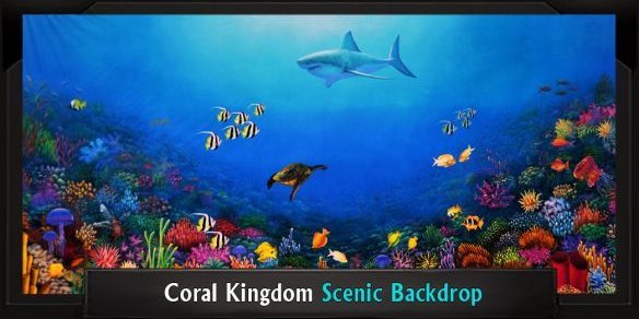 coral-kingdom-with-frame Coral Kingdom Professional Scenic Little Mermaid Backdrop