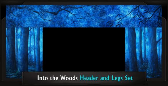 INTO THE WOODS Professional Scenic Shrek Header and Legs Set