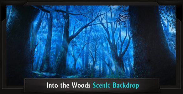 INTO THE WOODS Professional Scenic Shrek Backdrop