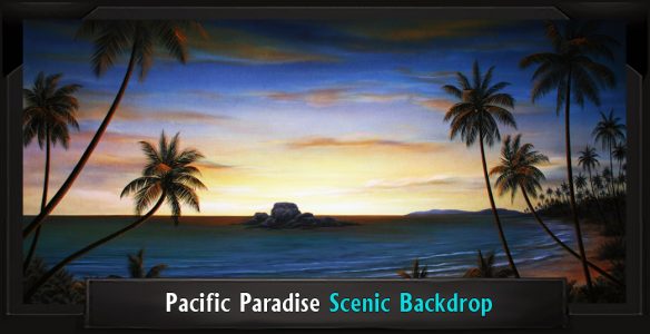 Pacific Paradise Professional Scenic Little Mermaid Backdrop