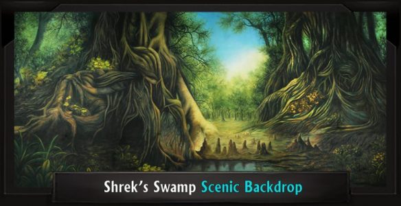 SHREK'S SWAMP Professional Scenic Backdrop
