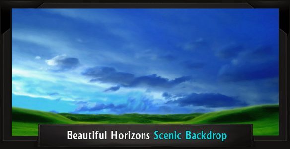Beautiful Horizons Professional Scenic Mary Poppins Backdrop