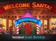 SANTALAND Macy's Professional Scenic Backdrop Elf Musical