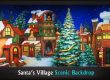 SANTA'S VILLAGE Professional Scenic Elf Musical Backdrop