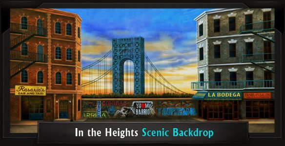 IN THE HEIGHTS Professional Scenic Backdrop