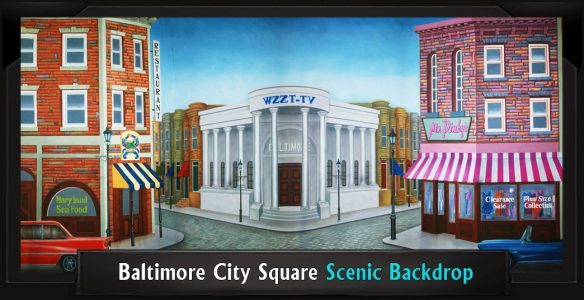 Baltimore City Square Scenic Backdrop