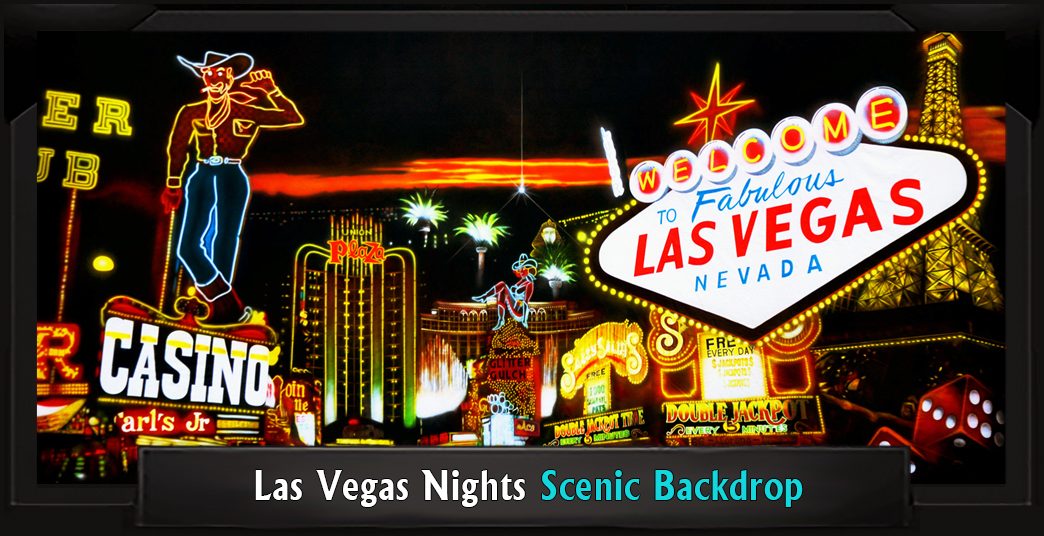 LAS VEGAS NIGHTS Professional Scenic Dreamgirls Backdrop