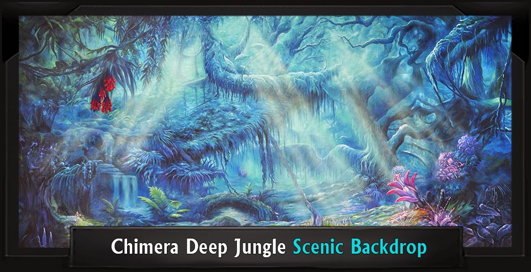 CHIMERA DEEP JUNGLE Professional Scenic Seussical Backdrop
