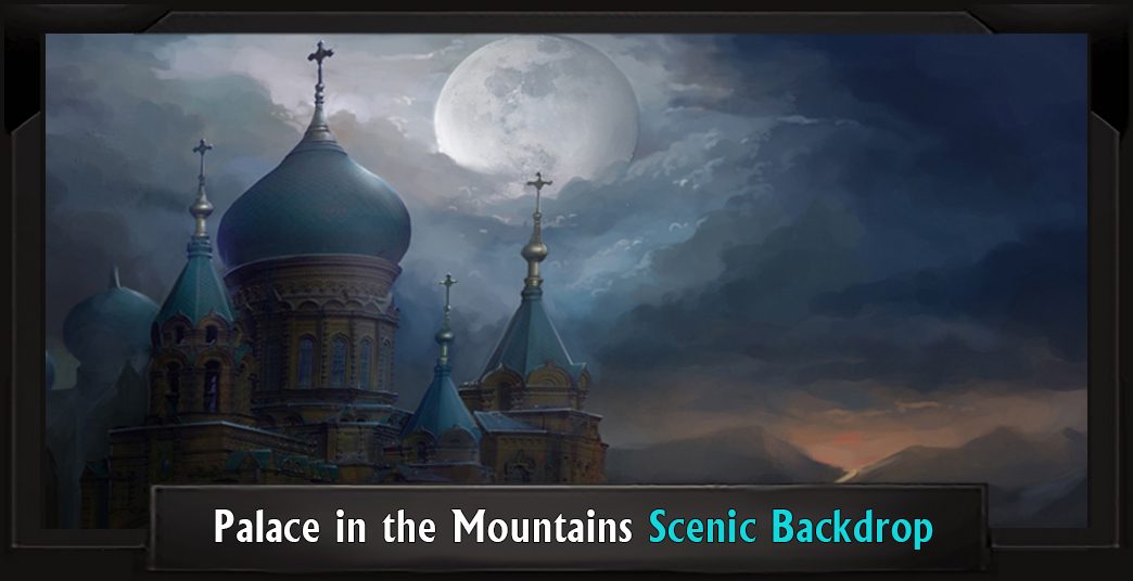 PALACE IN THE MOUNTAINS with Frame