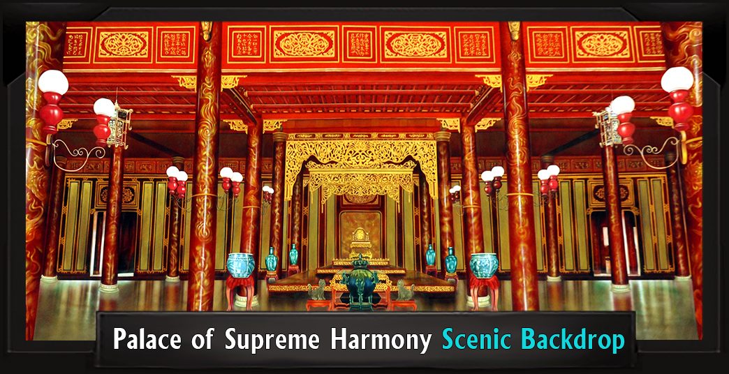 PALACE OF SUPREME HARMONY Professional Scenic Disenchanted Backdrop