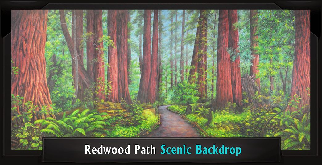 WEEPING WILLOW Professional Scenic Disenchanted Backdrop