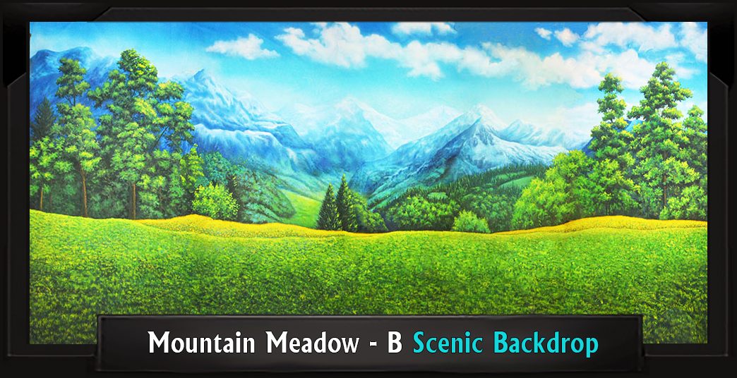 MOUNTAIN MEADOW B with Frame