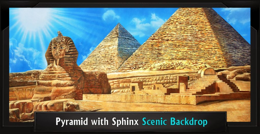 PYRAMID WITH SPHINX Professional cenic Joseph and the Amazing Technicolor Dreamcoat Backdrop 