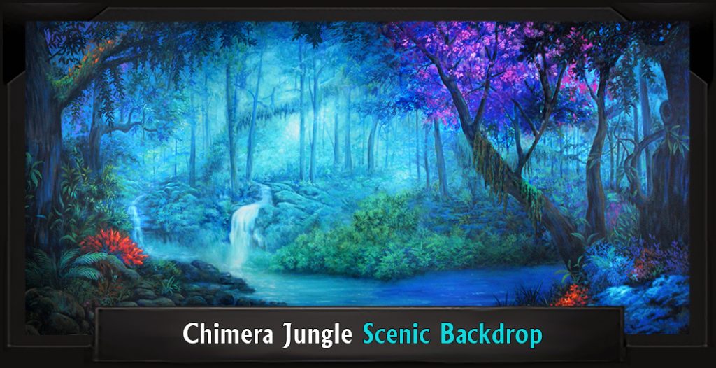 CHIMERA JUNGLE Professional Scenic Spamalot Backdrop