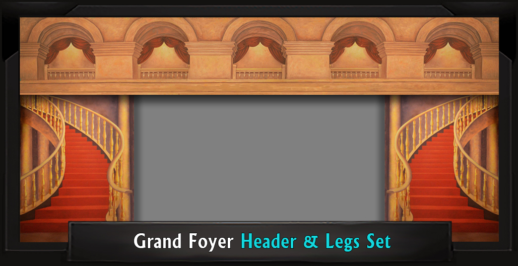 GRAND FOYER HEADER & LEGS with Frame