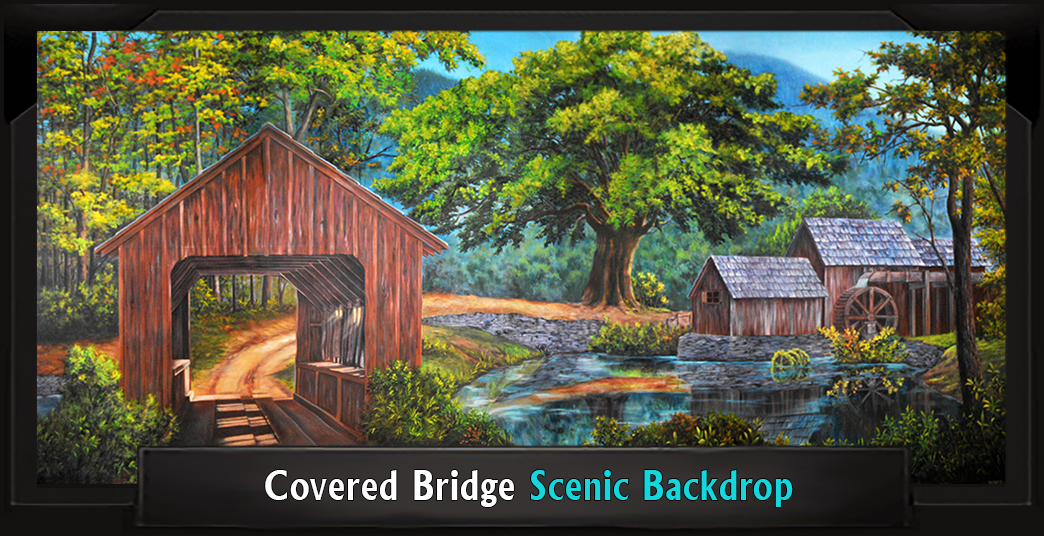 COVERED BRIDGE with Frame