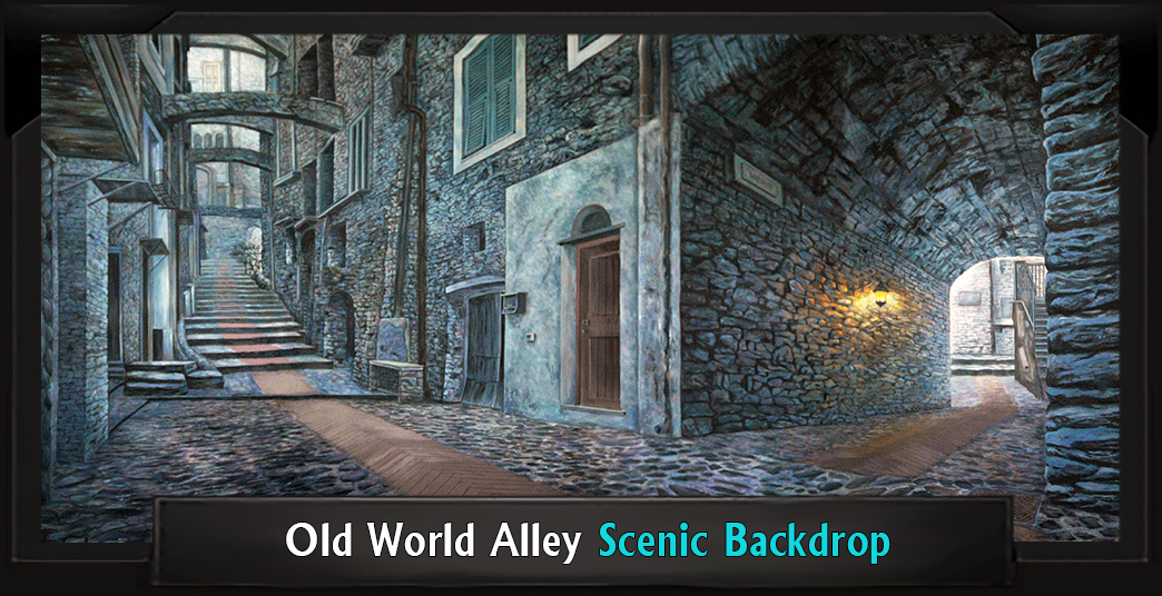 Scenic My Fair Lady OLD WORLD ALLEY Backdrop