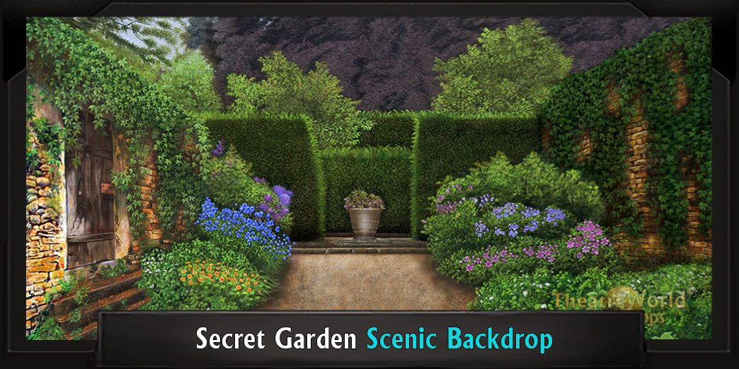 SECRET GARDEN Professional Scenic Backdrop