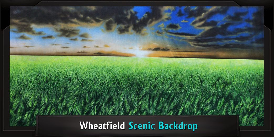WHEATFIELD Professional Scenic Oklahoma Backdrop