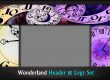 Wonderland Header and Legs Professional Scenic Backdrop