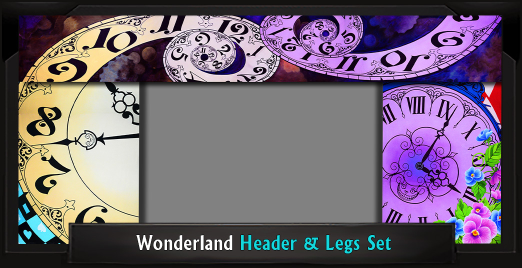 Wonderland-Header-and-Legs-Set-with-Frame Wonderland Header and Legs Professional Scenic Backdrop