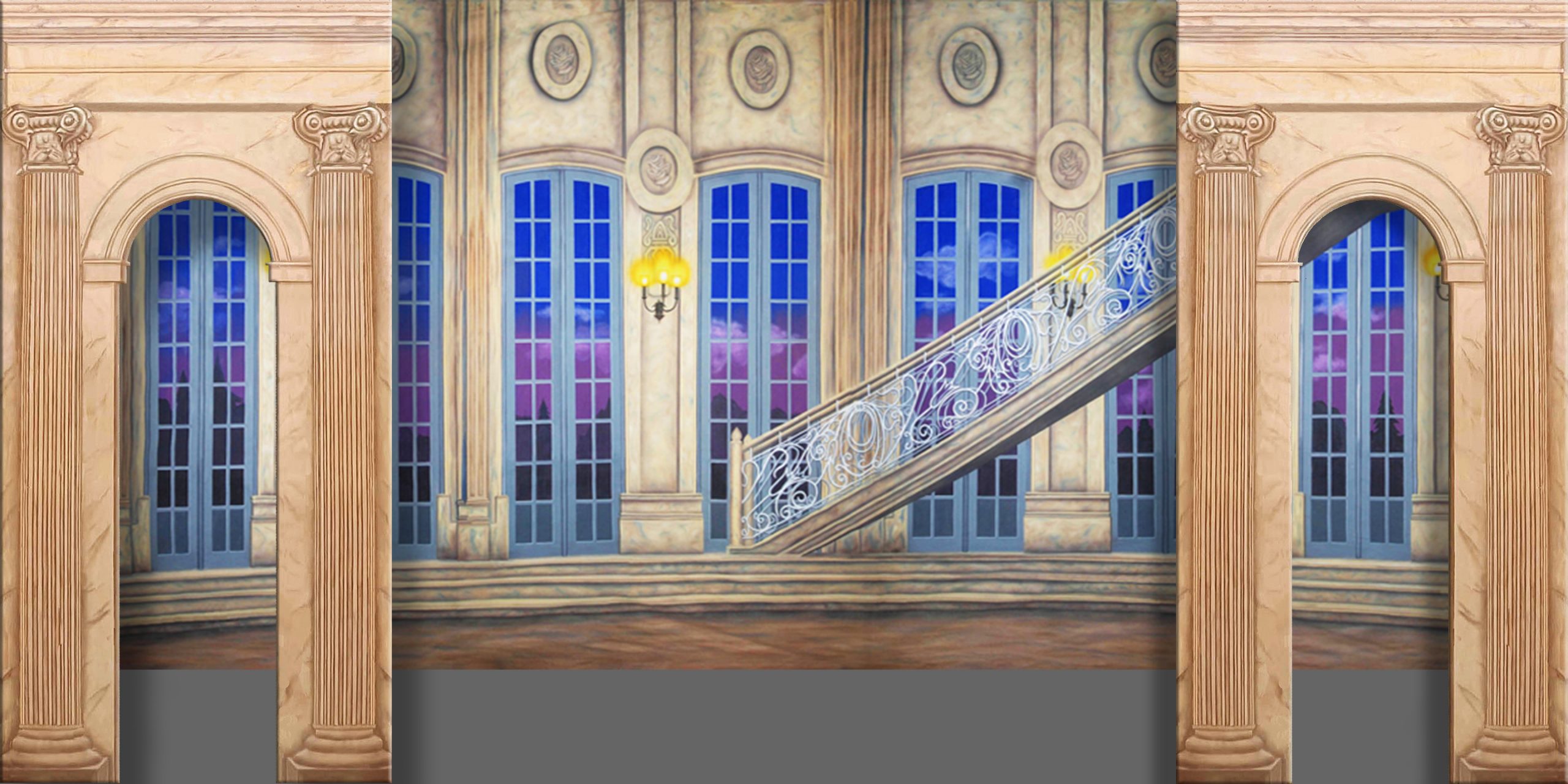 Column Legs Scenic Legs and Grand Ballroom Scenic Backdrop