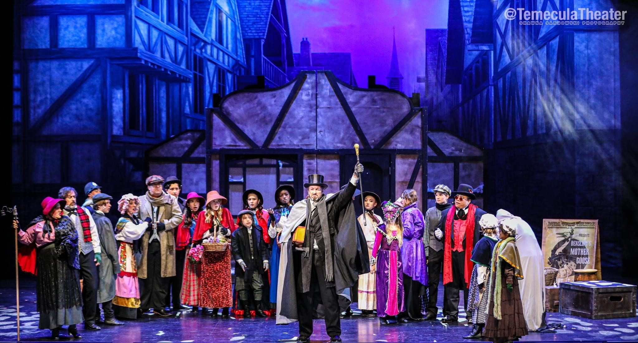 Temecula Valley Players MEDIEVAL STREET Scenic Backdrop