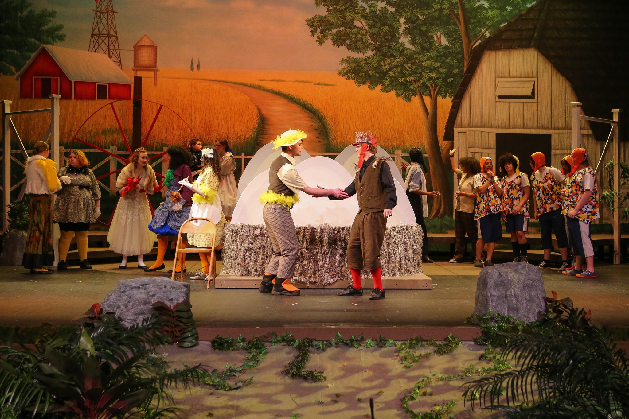 Binghamton City School District Professional Scenic Prairie Farm Backdrop