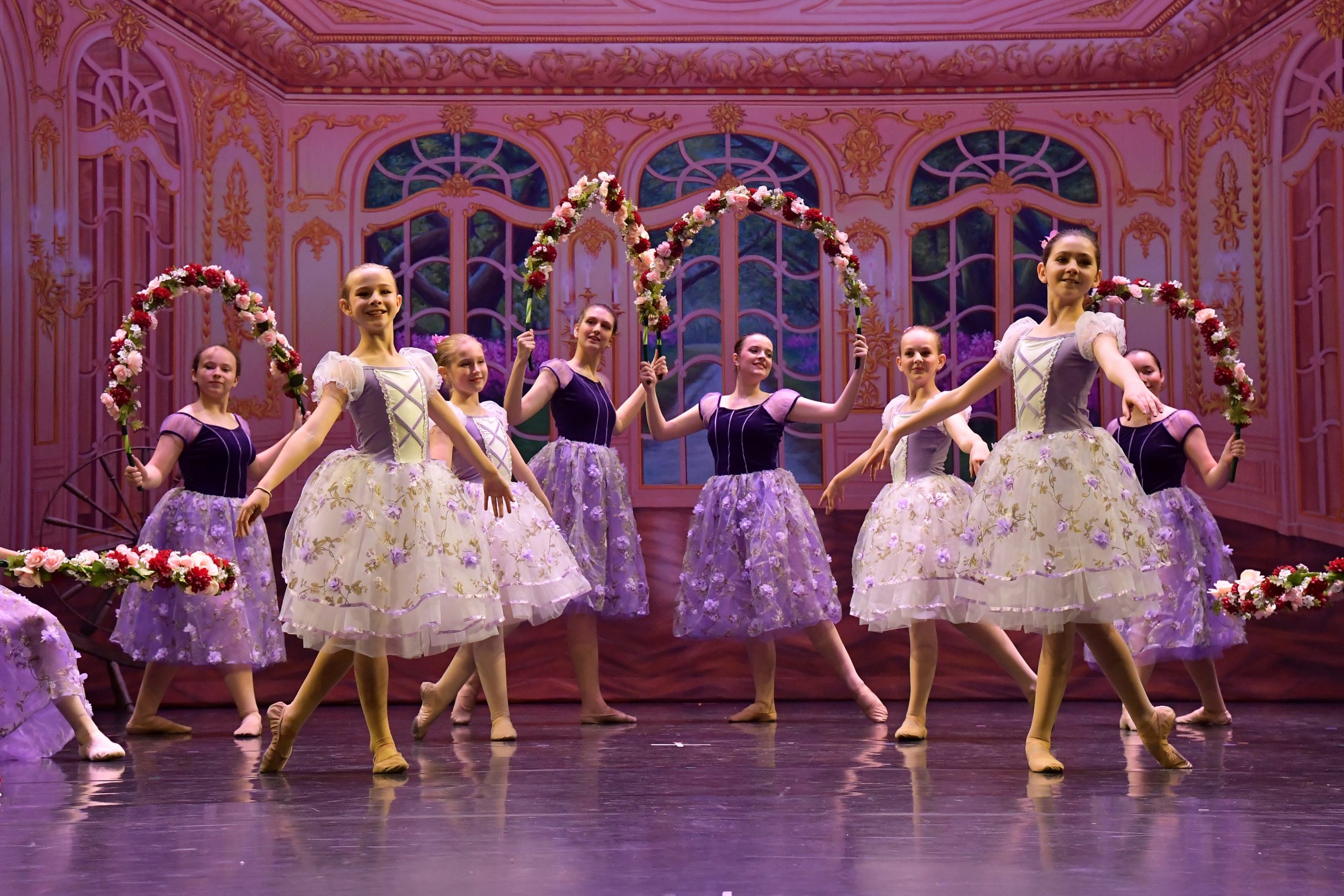 Bristol Ballet Professional Scenic Garden Ballroom Backdrop