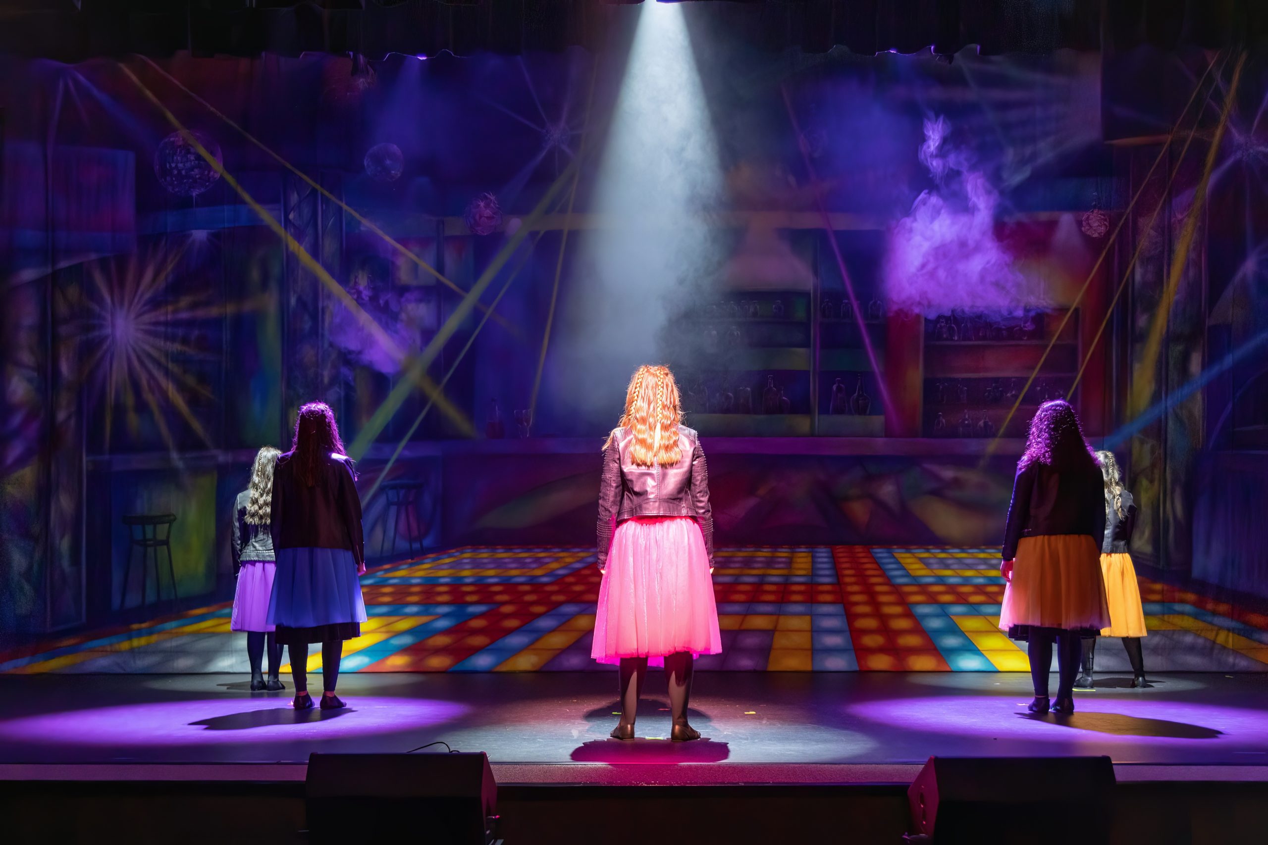 Katz Yeshiva High School Professional Scenic Disco Club Interior Backdrop