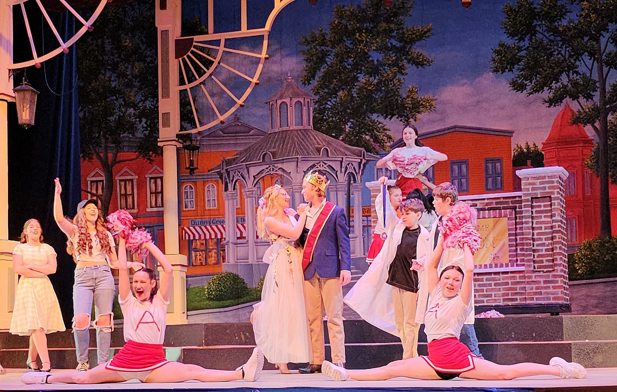 Liberty Christian Academy (3) Professional Scenic Vintage Midwest Town Backdrop