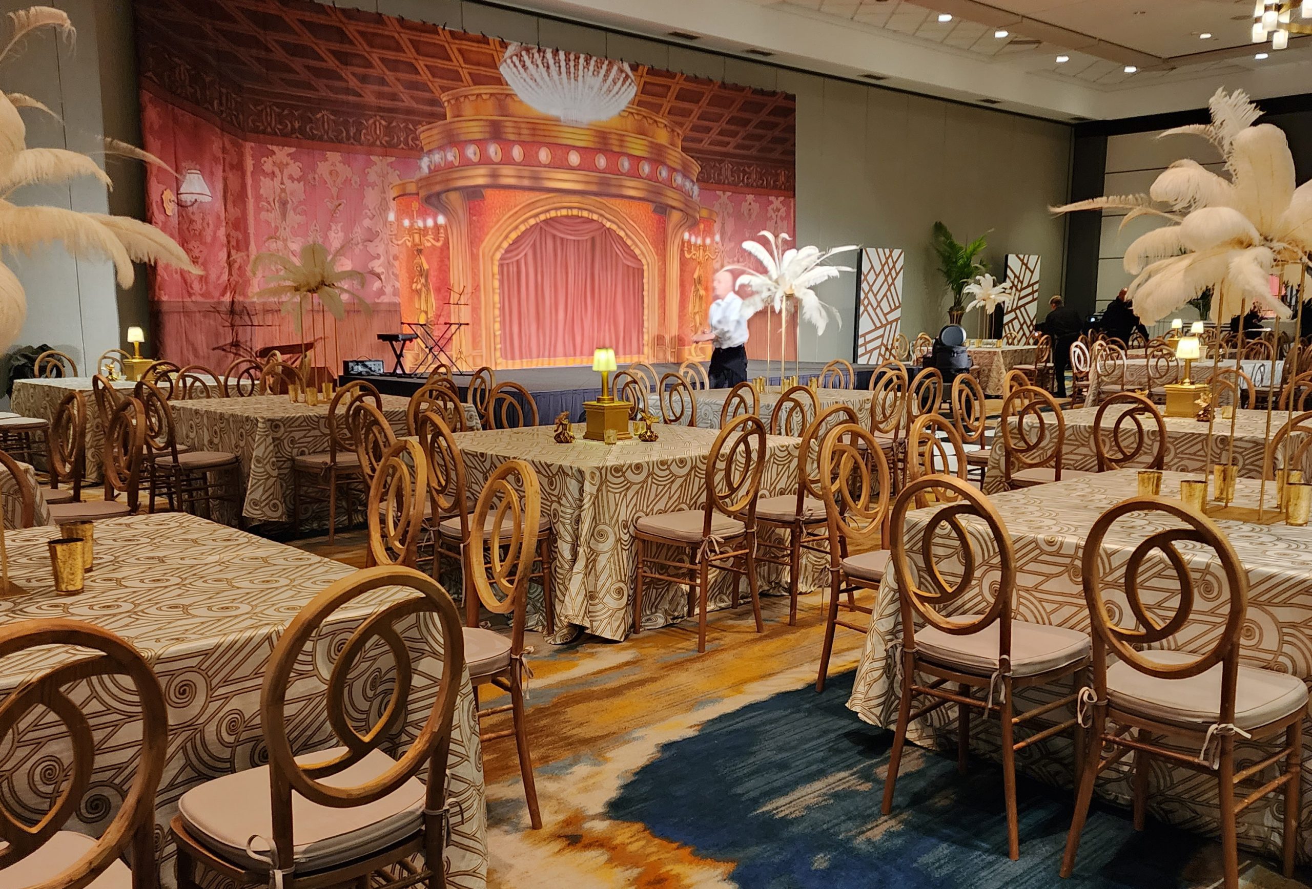 Social Events, LLC Professional Scenic Speakeasy Backdrop