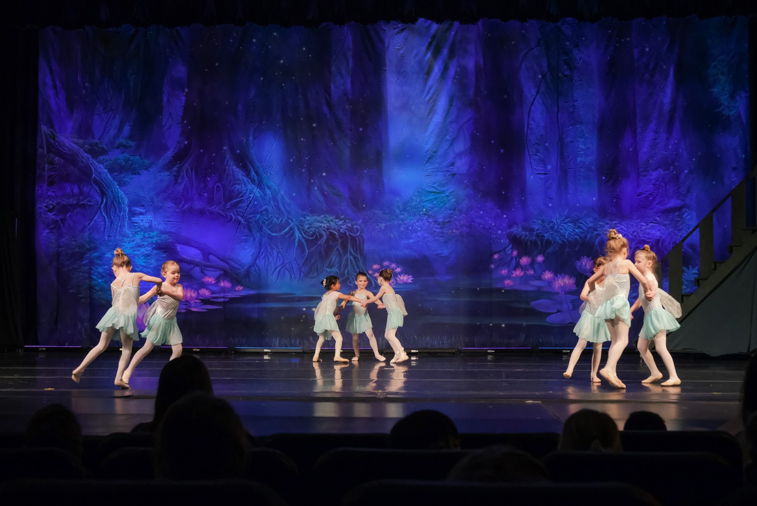 Waterford School Professional Scenic Tiana's Garden Backdrop