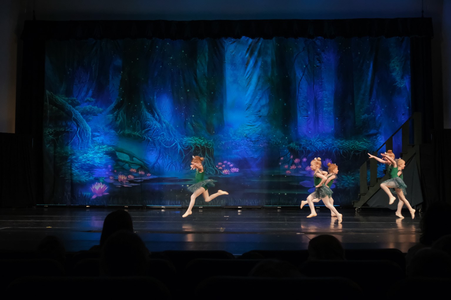 Waterford School Professional Scenic Tiana's Garden Backdrop