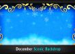 December Professional Scenic Anastasia Backdrop with Frame