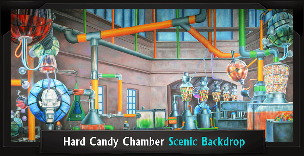 Hard Candy Chamber Professional Scenic Backdrop