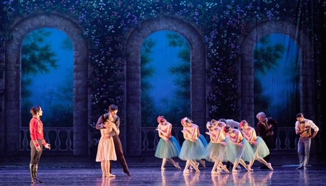 Diablo Ballet ROSE TERRACE Professional Scenic Backdrop
